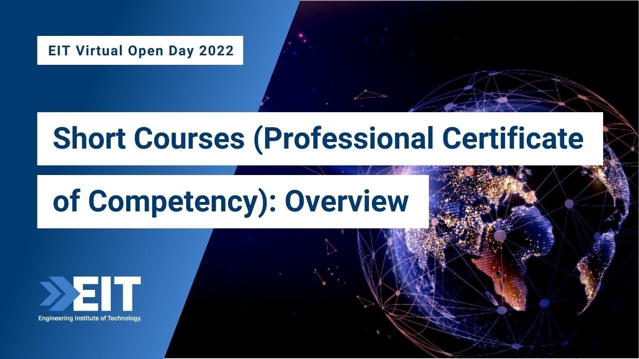 Short Courses (Professional Certificate of Competency): Overview