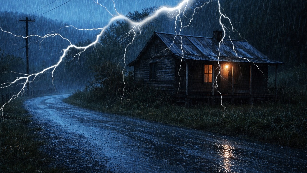 El Sonido Más Poderoso para Dormir Rápido – Lluvia con Truenos Toda la Noche