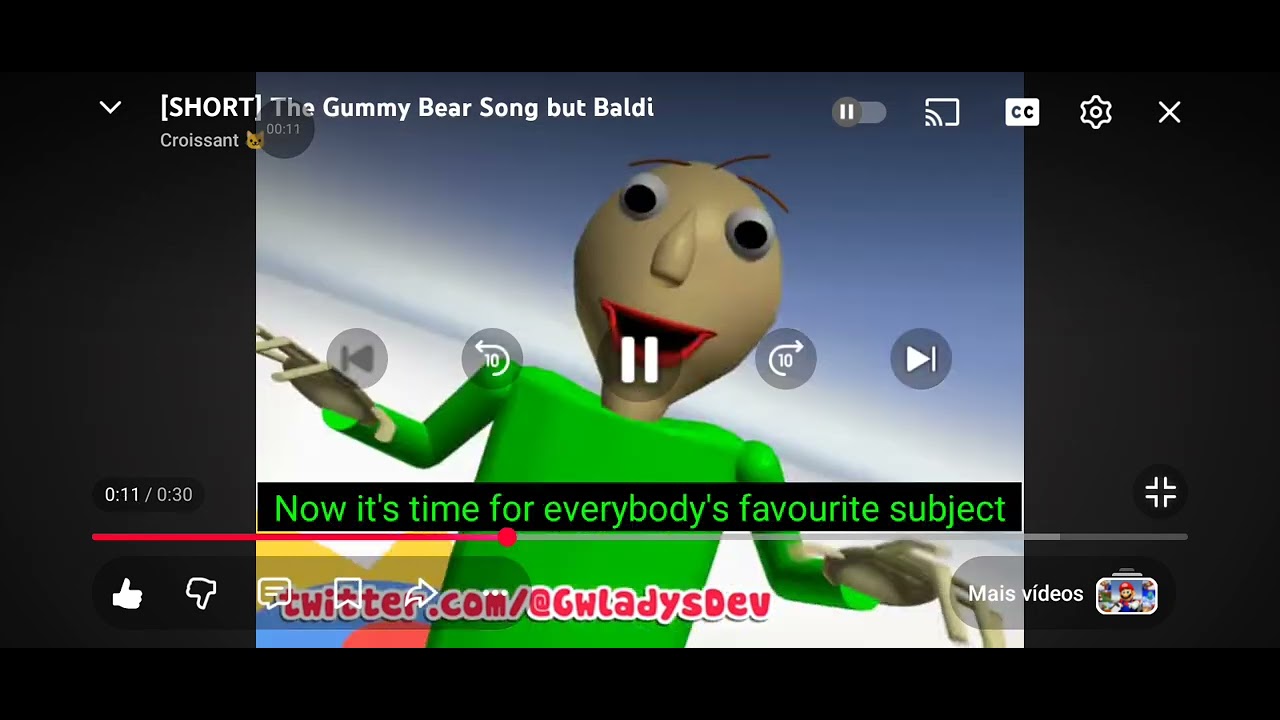Gummy Baldi dublado kkkkkkkkk
