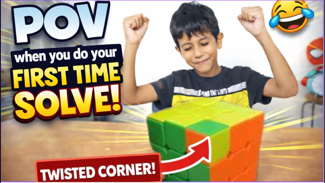 POV: When you do Your First Solve