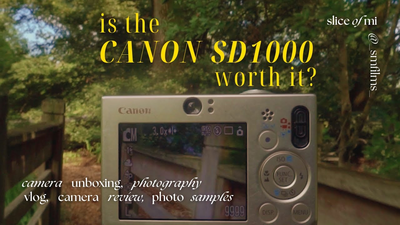 is the canon sd1000 worth it? | digicam unboxing, photography vlog, camera review, photo samples