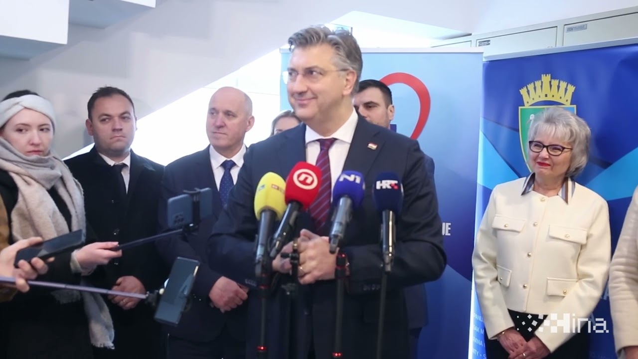 Izjava Andreja Plenkovića u Glini