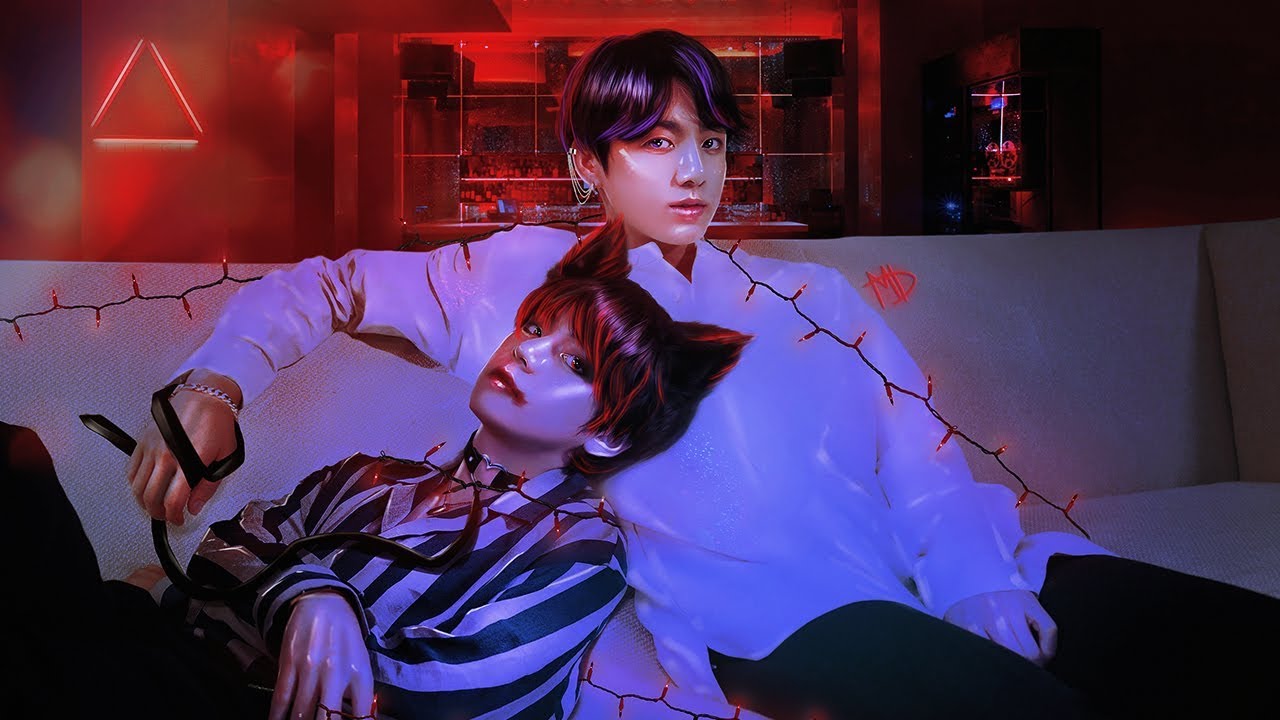 KITTY CAT ! VKOOK  Speed art `MD