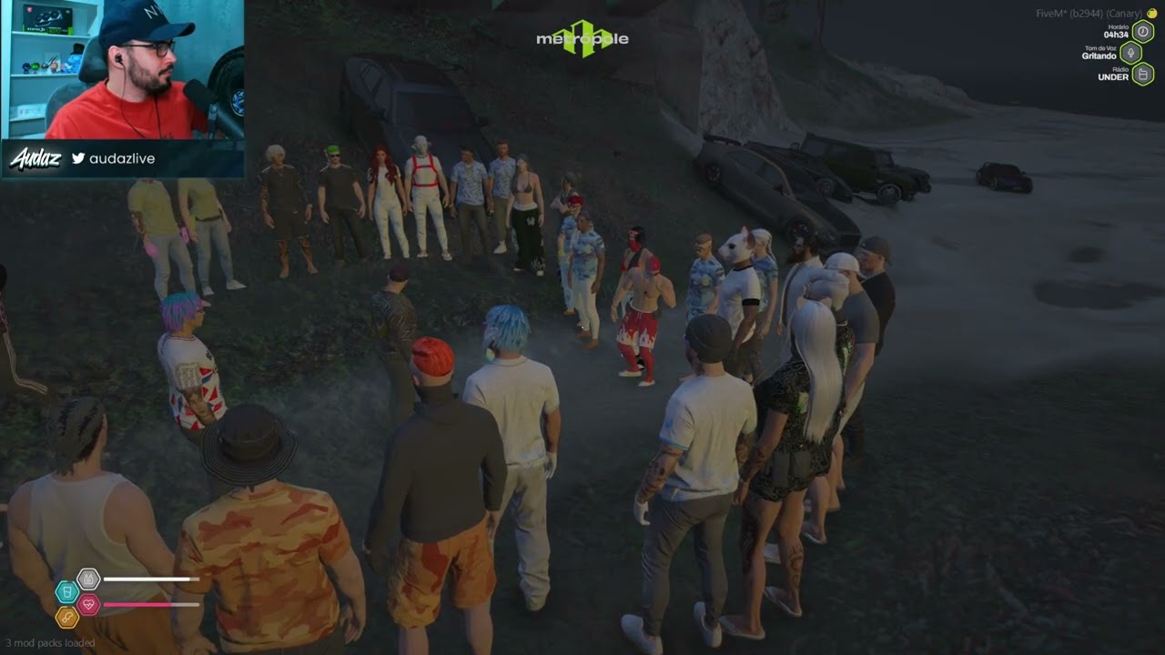 REAÇÃO DO AUDAZ COM BOLTZ APARECENDO PARA OS O1 E DANDO PD NO MEMBRO DO MOTOCLUB