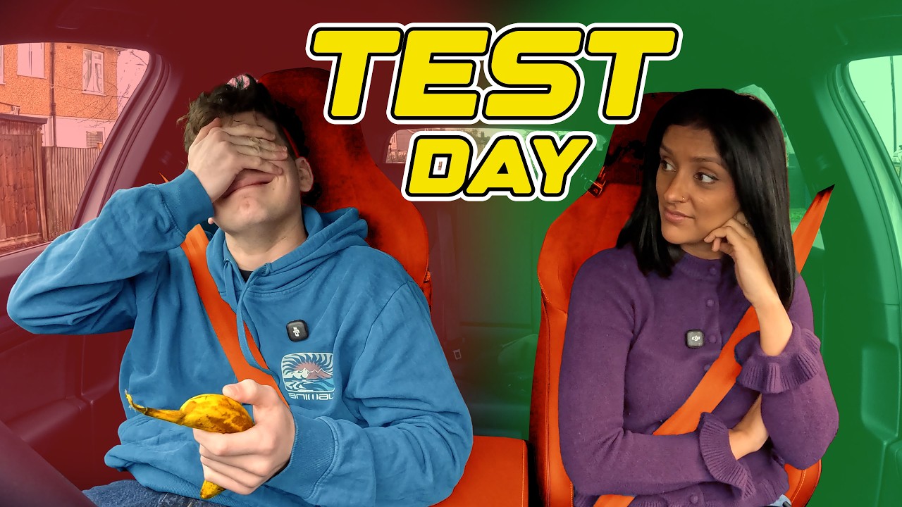 Ben's Driving Test Day... Time To Be Serious!
