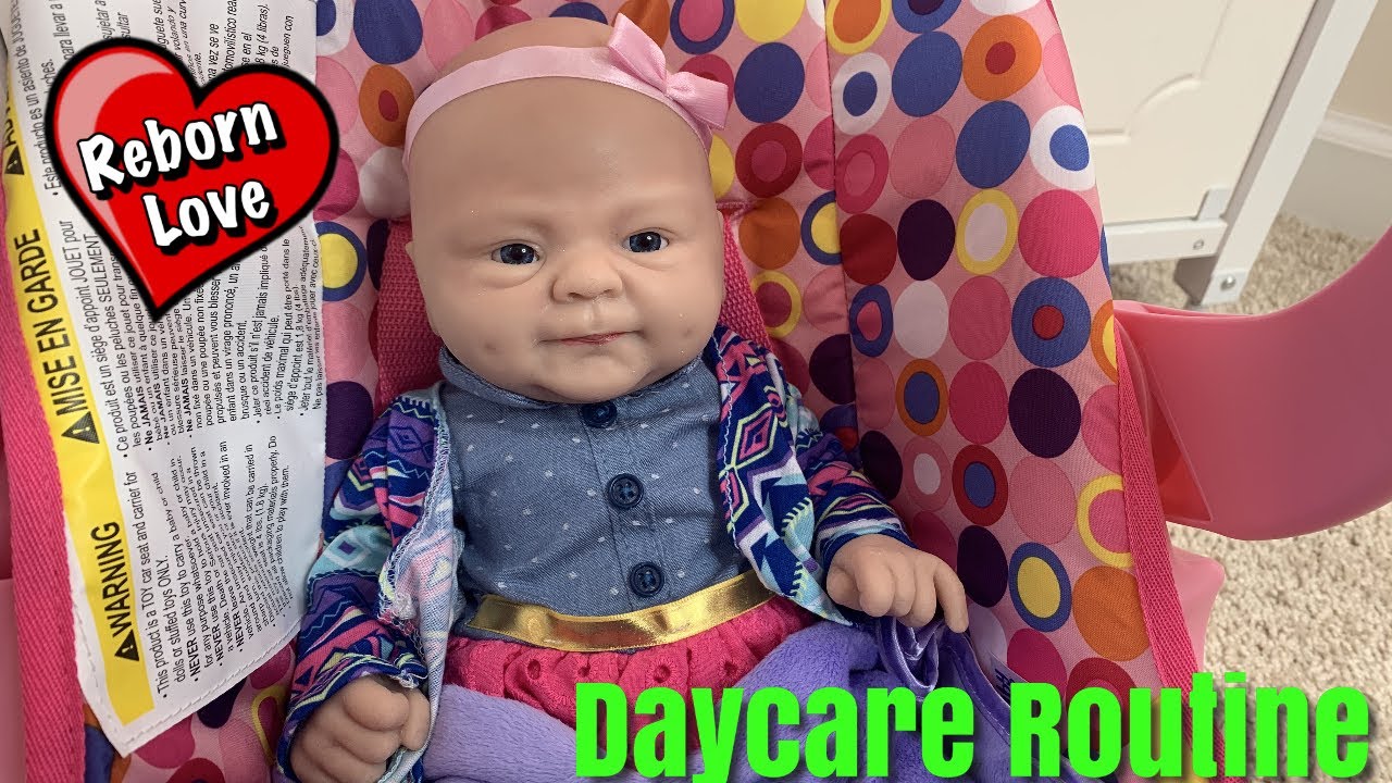 Newborn baby Before Daycare Routine Reborn Role play