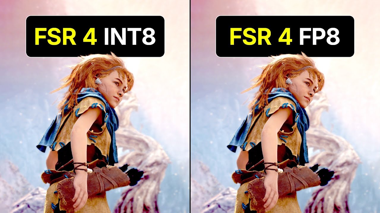 FSR 4.1.1 INT8 vs FP8 &ndash; Is FP8 Actually Better? 🔥