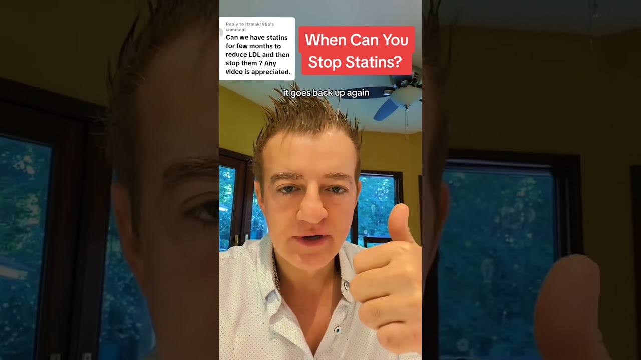 When can you stop taking a Statin medication? #statins #cholesterol