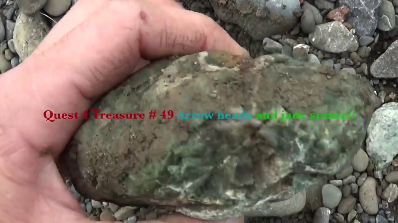 Quest 4 Treasure # 49 Arrowheads And Jade Stones !! By : Quest For Details