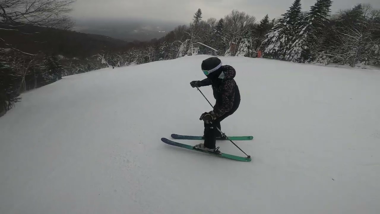 Gore Mt. Jan 4, Hawkeye to Lower Straight Brook Glades