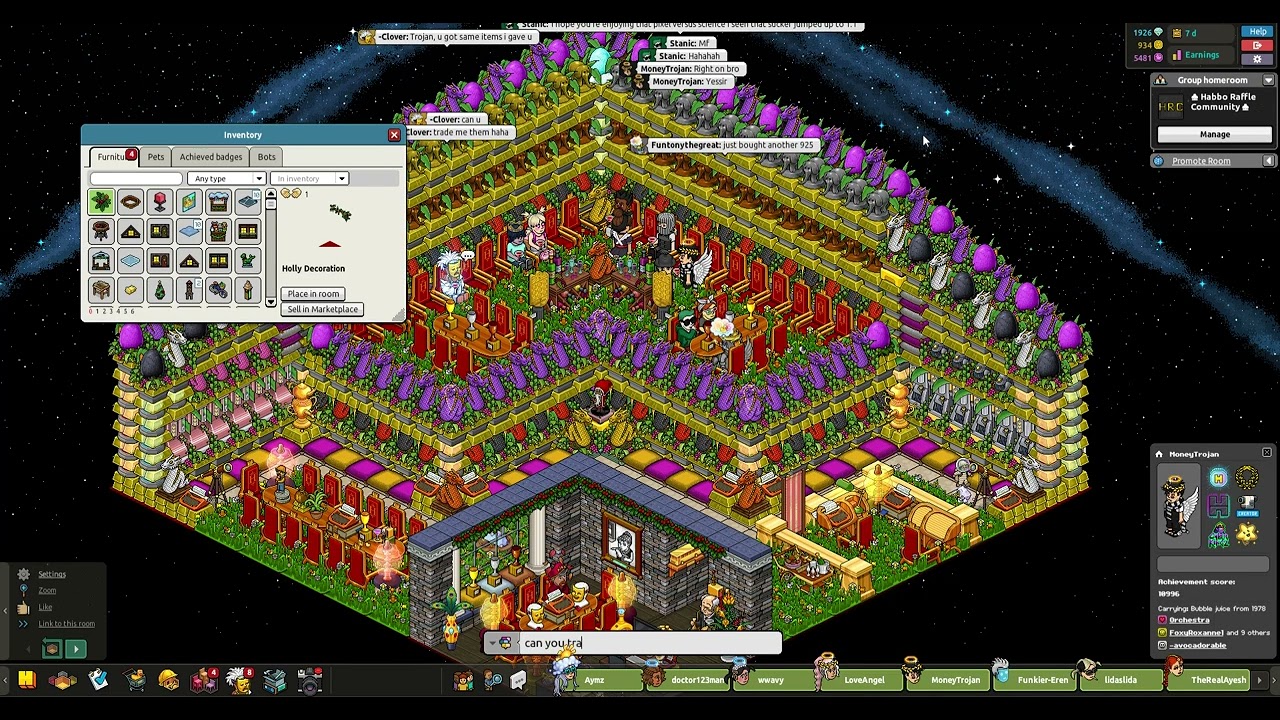 Habbo Trust trade 85k+ with MoneyTrojan