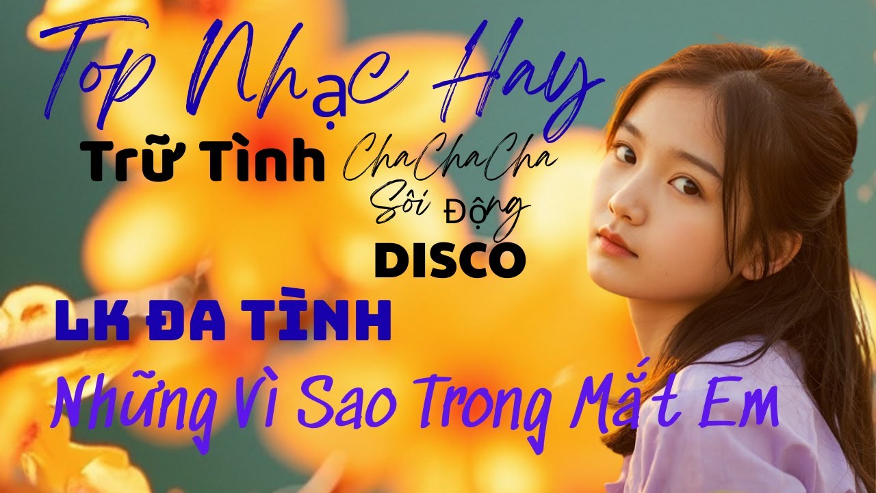 Đa Tình - Những Vì Sao Trong Mắt Em - Liên Khúc Nhạc Sống Trữ Tình Disco Rumba Sôi Động Hay Mới Nhất