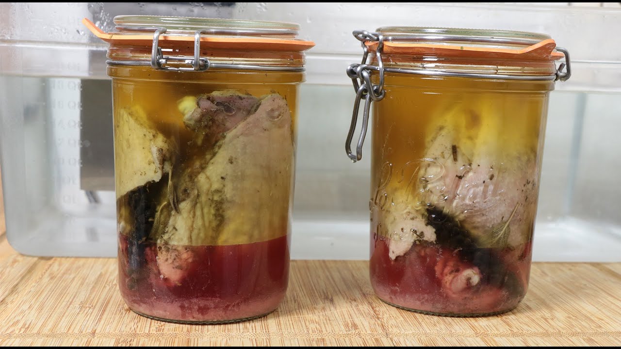 Recette du confit de canard sous vide cuisson en pot verre à basse température
