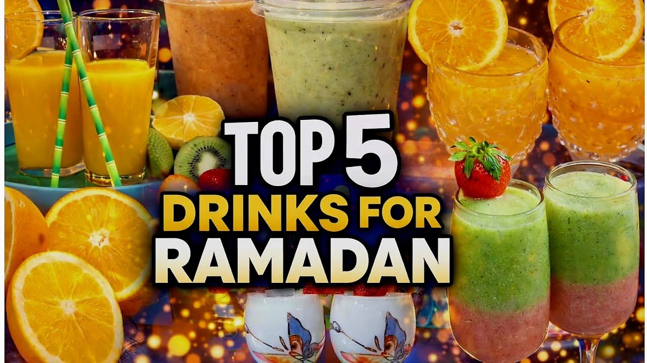 Top 5 Homemade Energy Drinks For Ramadan | Quick & Healthy Iftar Drinks
