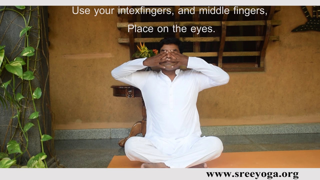 Sree yoga - Bhramari pranayama (Humming bee breath) for anxiety and Stress