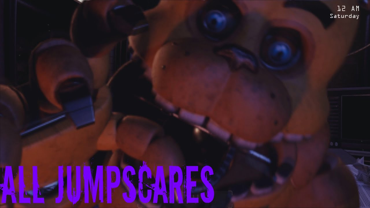 FNAF: Running in the 80's All Jumpscares
