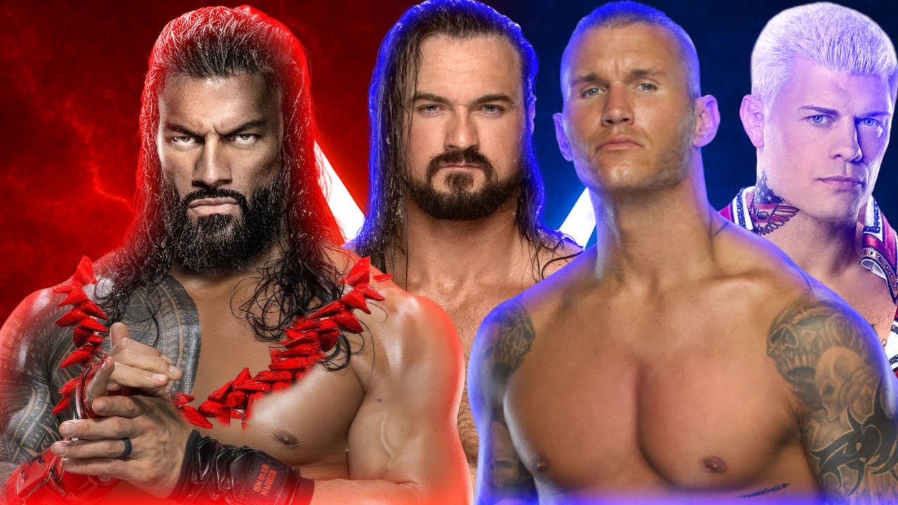 Roman Reigns Vs Randy Orton Cody Rhodes Drew McIntyre WWE 2K25