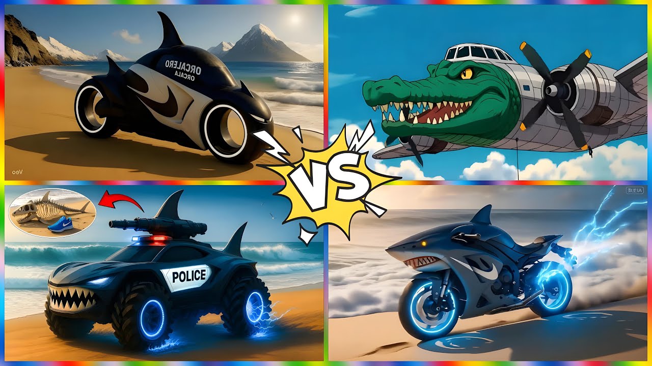 BRAINROT MOTORBIKE🆚BRAINROT ANIME🆚BRAINROT OFF-ROAD CAR🆚BRAINROT MOTORBIKE - Tiles Hop EDM Rush