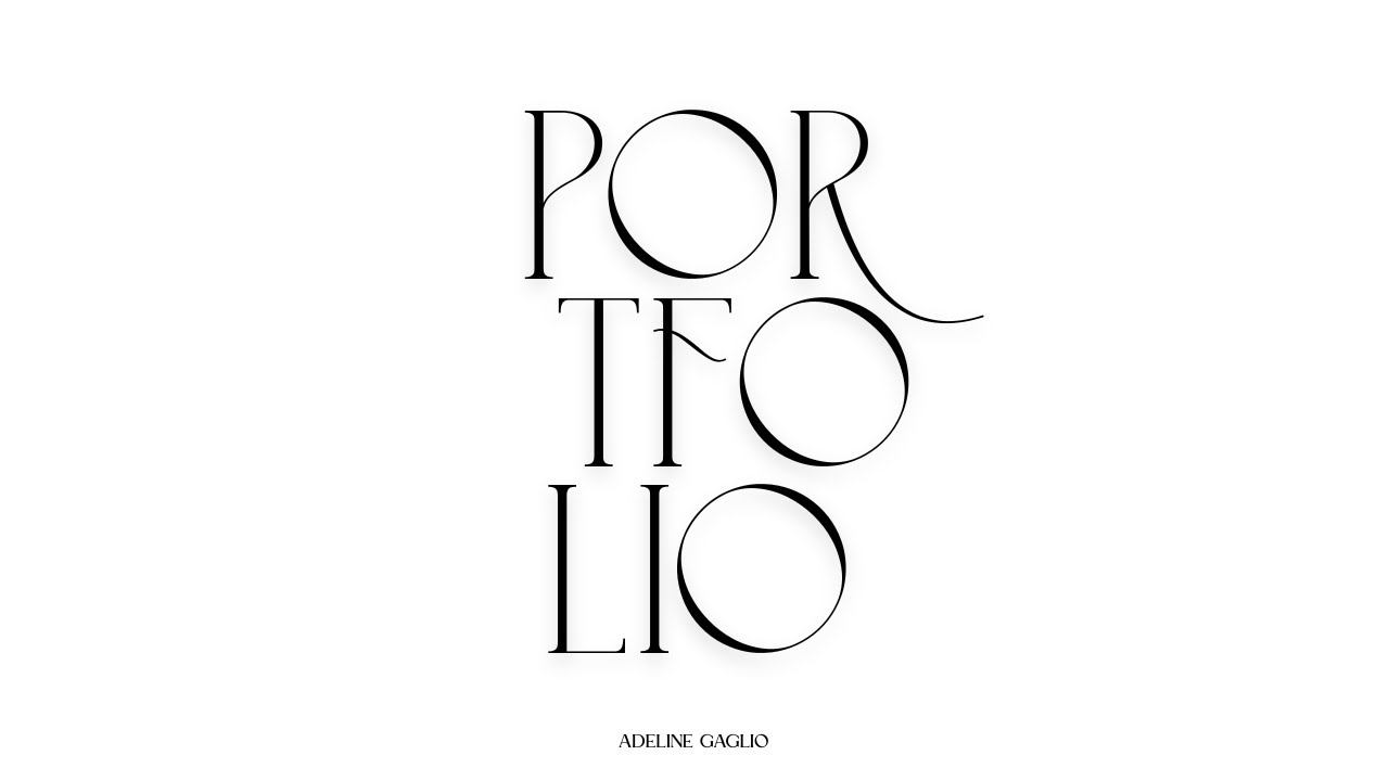 ADELINE GAGLIO - PORTFOLIO