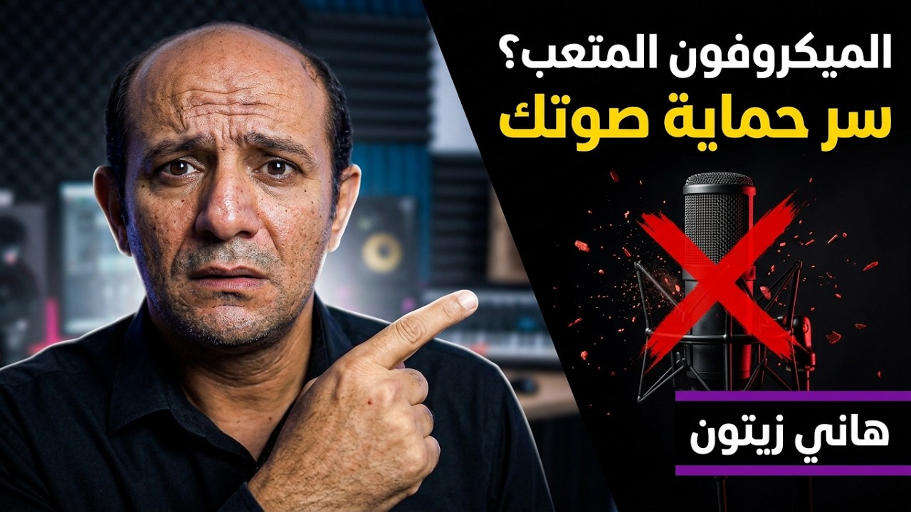 الميكروفون المتعب لصوتك كيف يتعامل فى تلاوة القران الكريم #مدرب_الاصوات_هانى_زيتون
