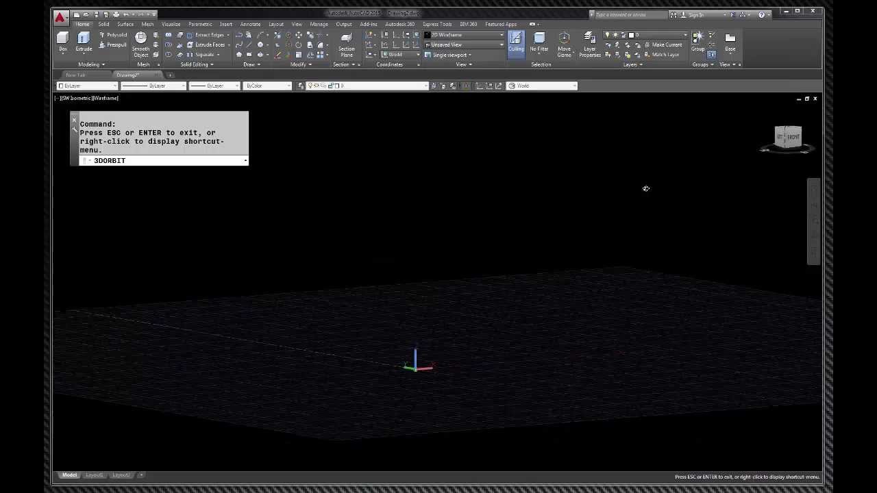 AutoCAD 3D Tool Bar