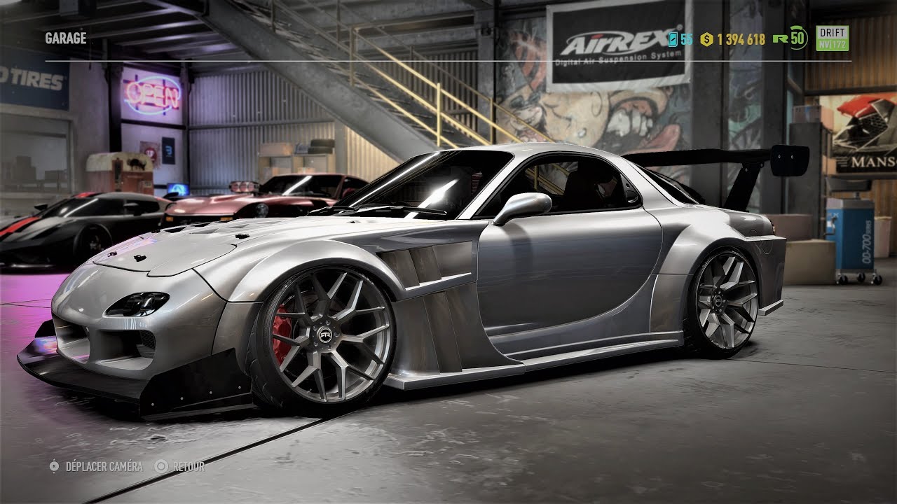 NFS Payback course poursuite, custom Mazda RX7