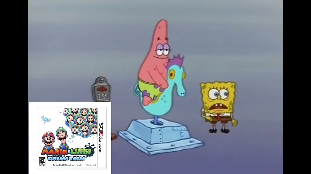 Super Mario Games Portrayed by SpongeBob