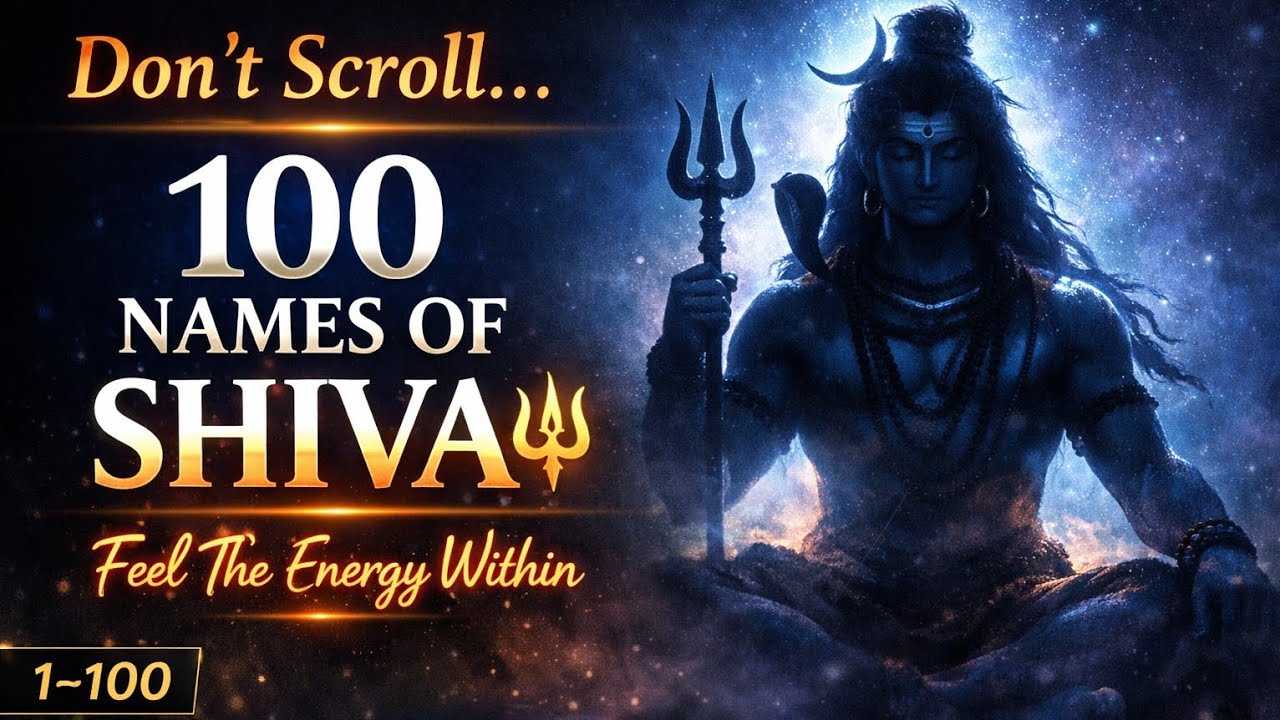 Play This Daily 🔱 Top 100 Names of Mahadev for Peace & Power#shiv #shiva #trending #viral #mahadev 