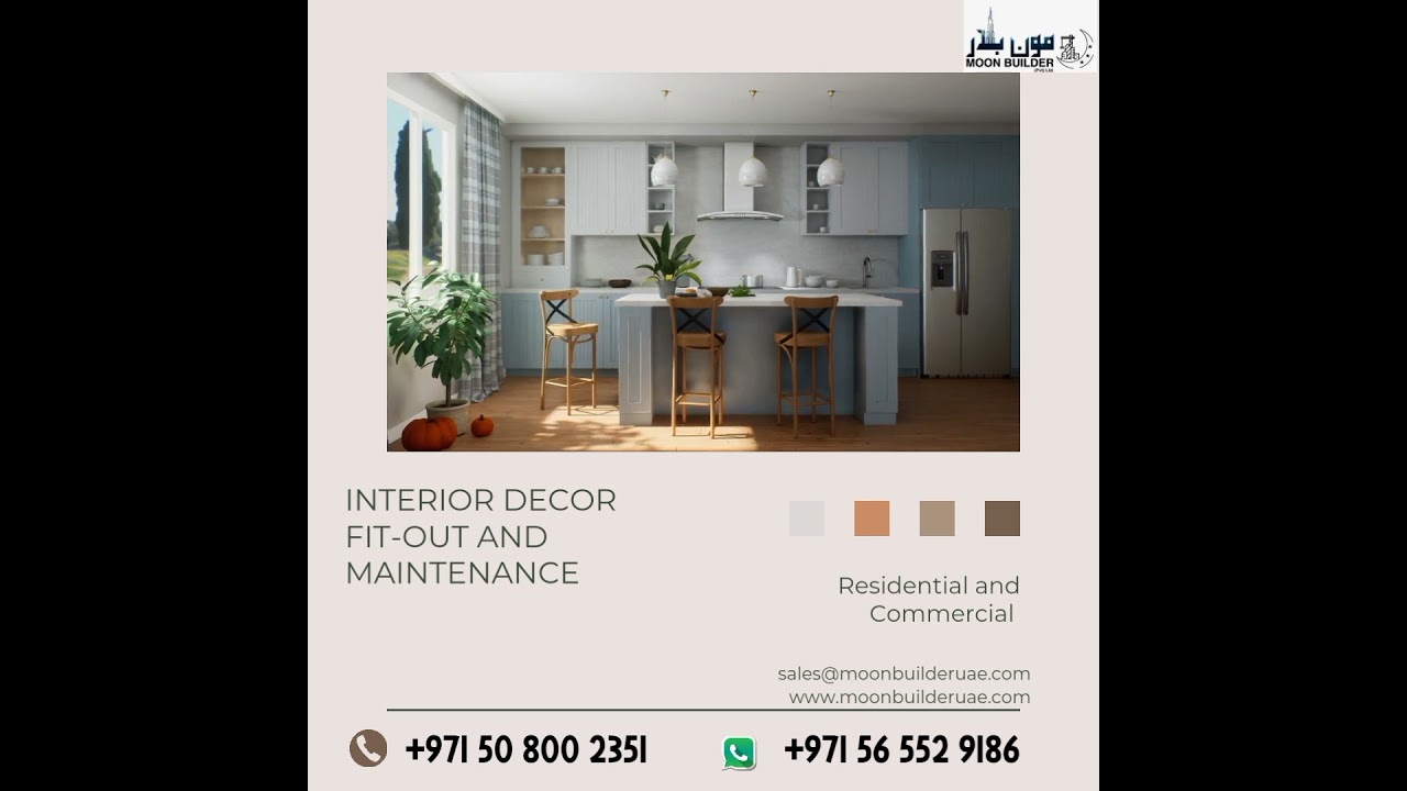 Interior Decor Fit-out and Maintenance #realestate #fitout #interiordecor #homedecor #new #villa