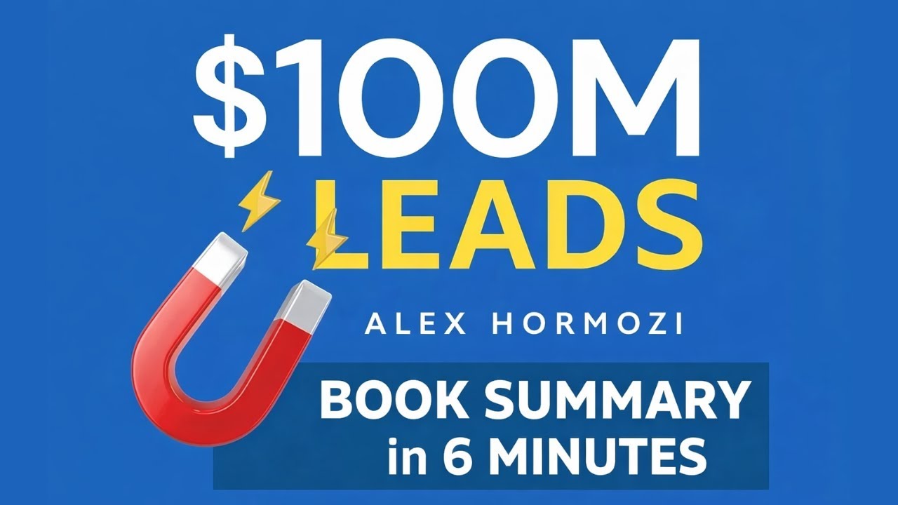 $100M Leads Book Summary in 6 Minutes , How to Get Unlimited Customers