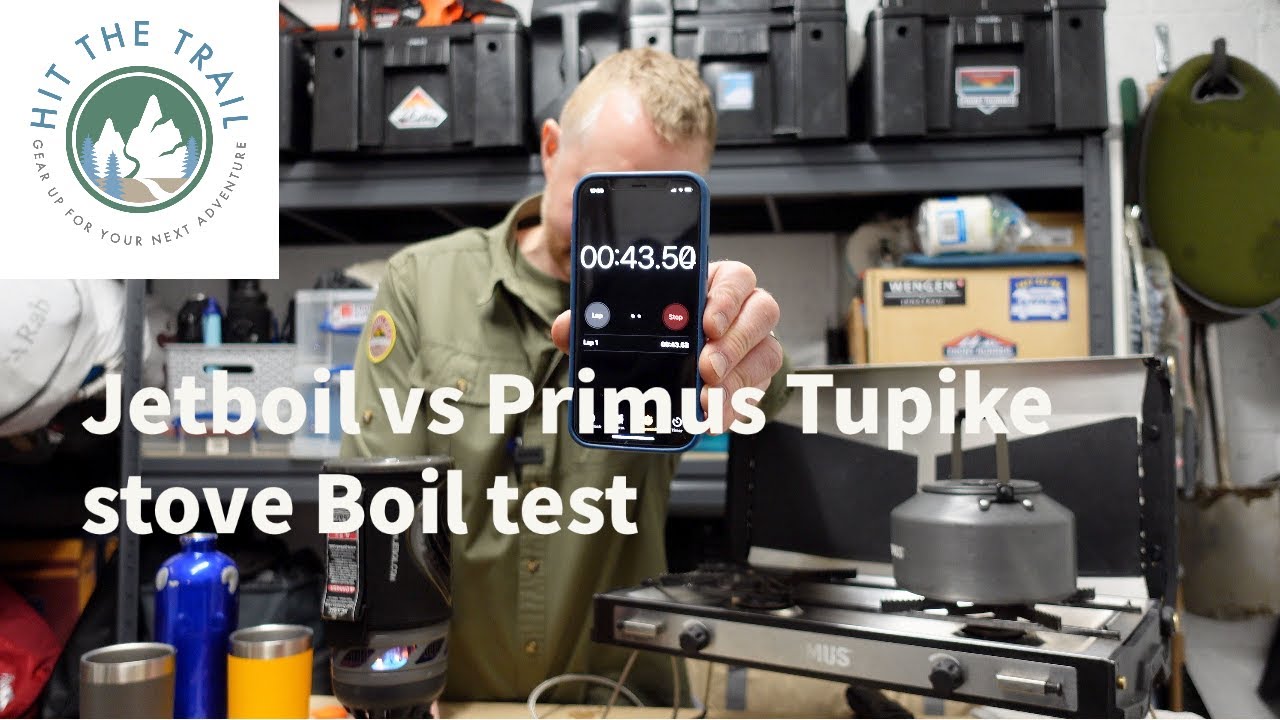 How quick is a Jetboil Flash vs a Primus Tupike stove - The boil test!