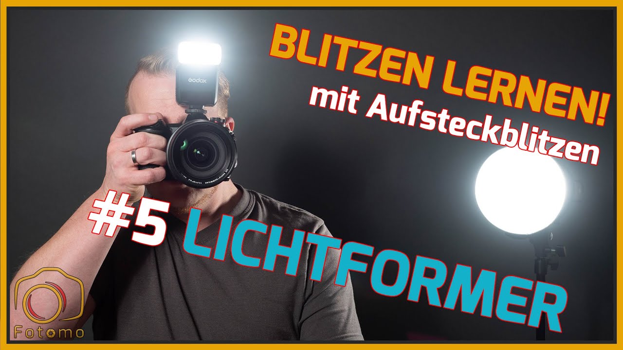 Videokurs Aufsteckblitz #5 Lichtformer zum Blitzen