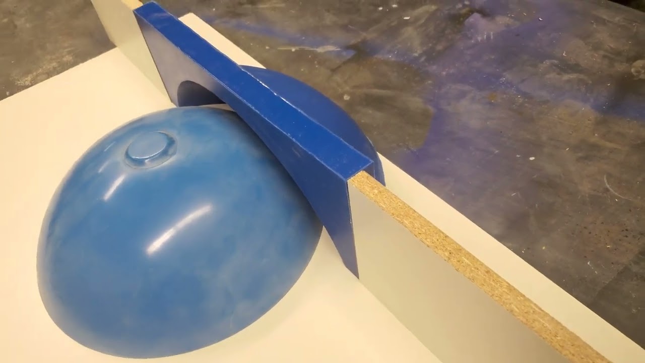 Cantilever Bowl Mold Front for Concrete Countertop