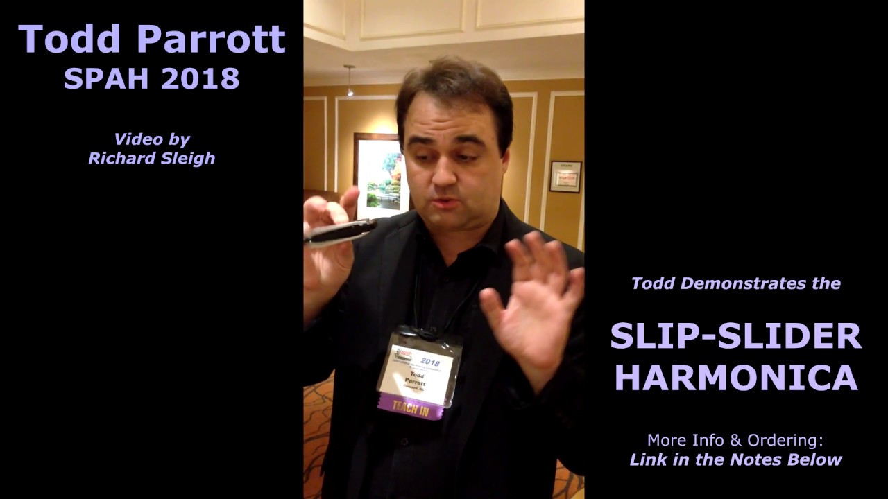 SLIP-SLIDER HARMONICA - Explained & Demonstrated by Todd Parrott