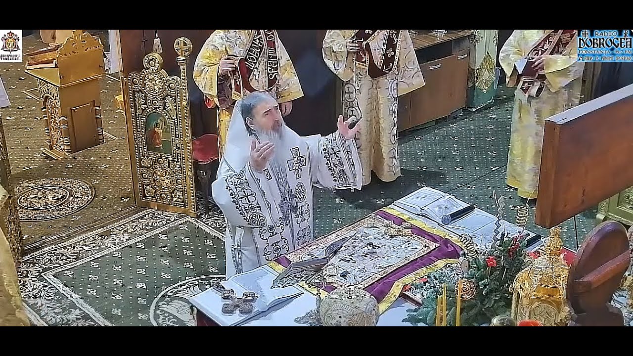 🔴 Liturghia Sf. Ioan Gură de Aur, oficiată de IPS Teodosie, Arhiepiscopul Tomisului