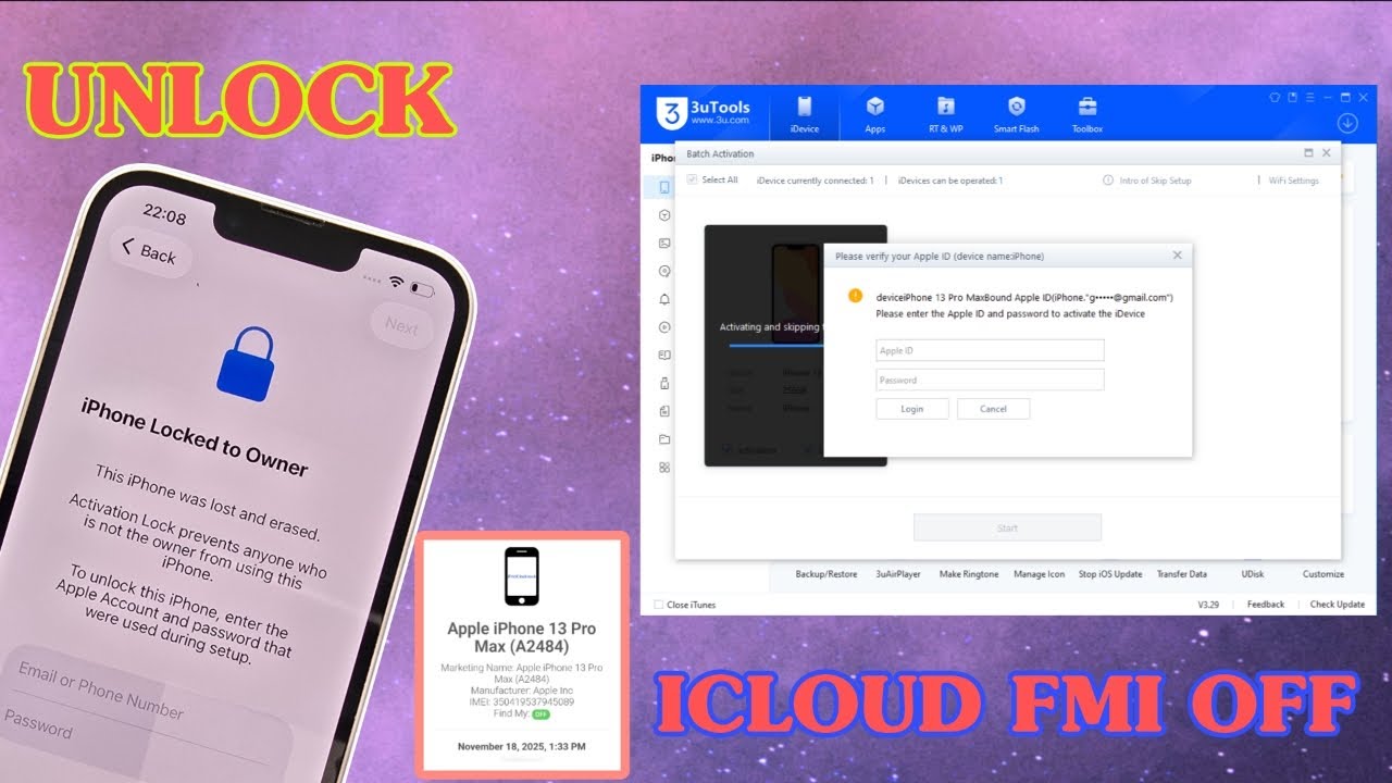 UNLOCK iCloud Lock FREE | Removal iCloud Activation Lock with Plist File