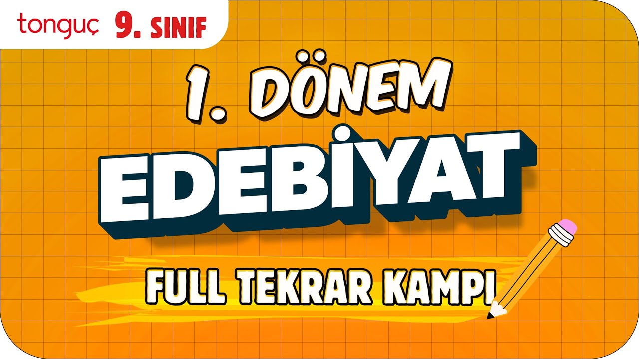 9. Sınıf Edebiyat 1. Dönem Full Tekrar 🔃 #2026