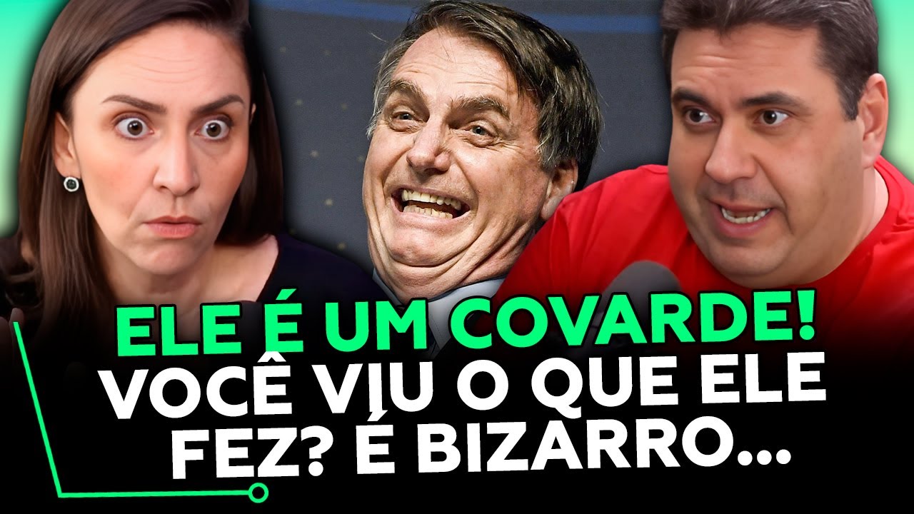 BOLSONARO &Eacute; UM COVARDE? ELE FEZ ISSO MESMO? - Eng L&eacute;o e Cec&iacute;lia Flesch