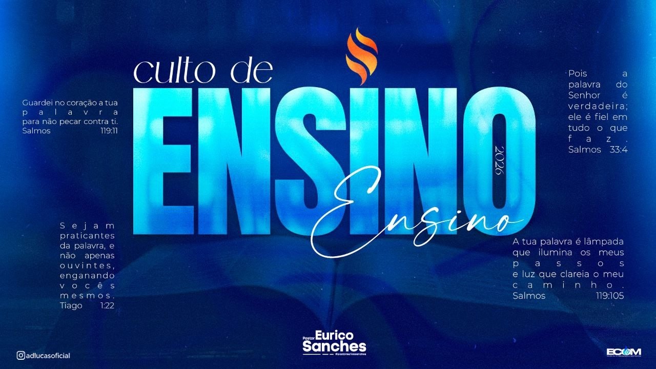 CULTO DE ENSINO DA PALAVRA DE DEUS DIA 24.02.2026