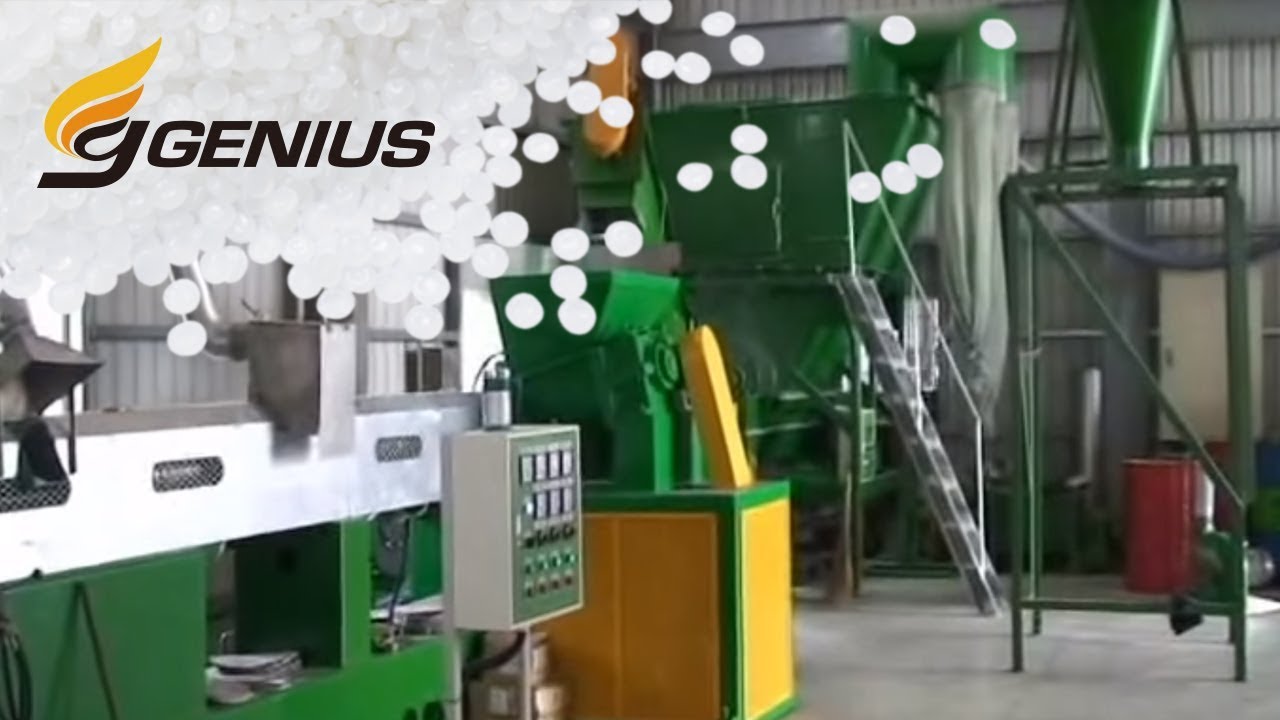Waste Plastic Recycling Plant - PP woven Bag Washing Line and Pelletizing Plant