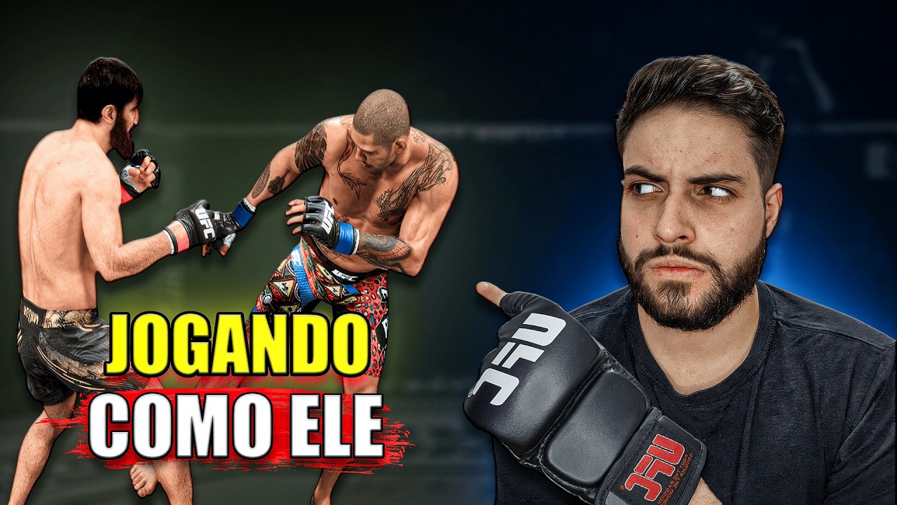 Tentei Jogar com o Poatan do Jeito que ele Luta na Vida Real