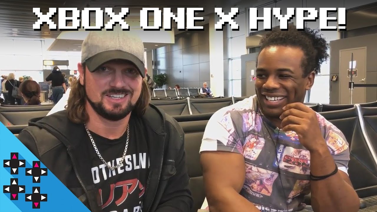 AJ STYLES & AUSTIN CREED are HYPED for the Xbox One X Release! - Expansion Pack