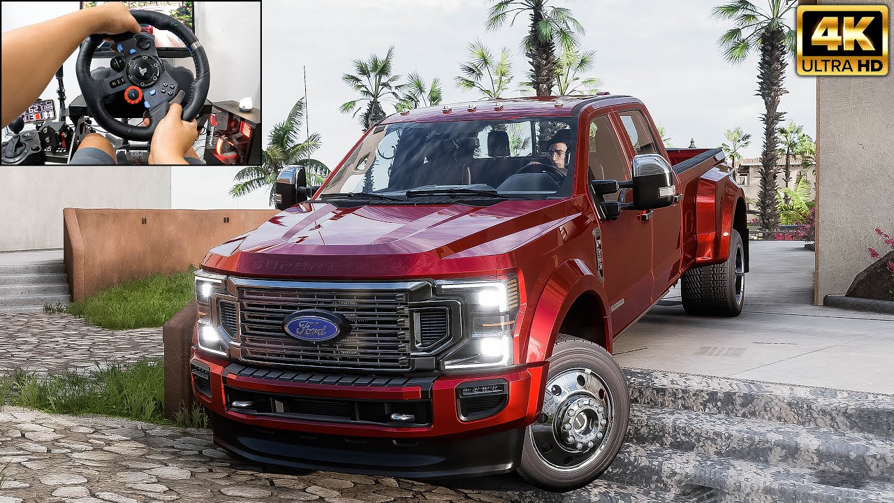 Ford F-450 Super Duty | Offroading | Forza Horizon 5 | Logitech g29 gameplay