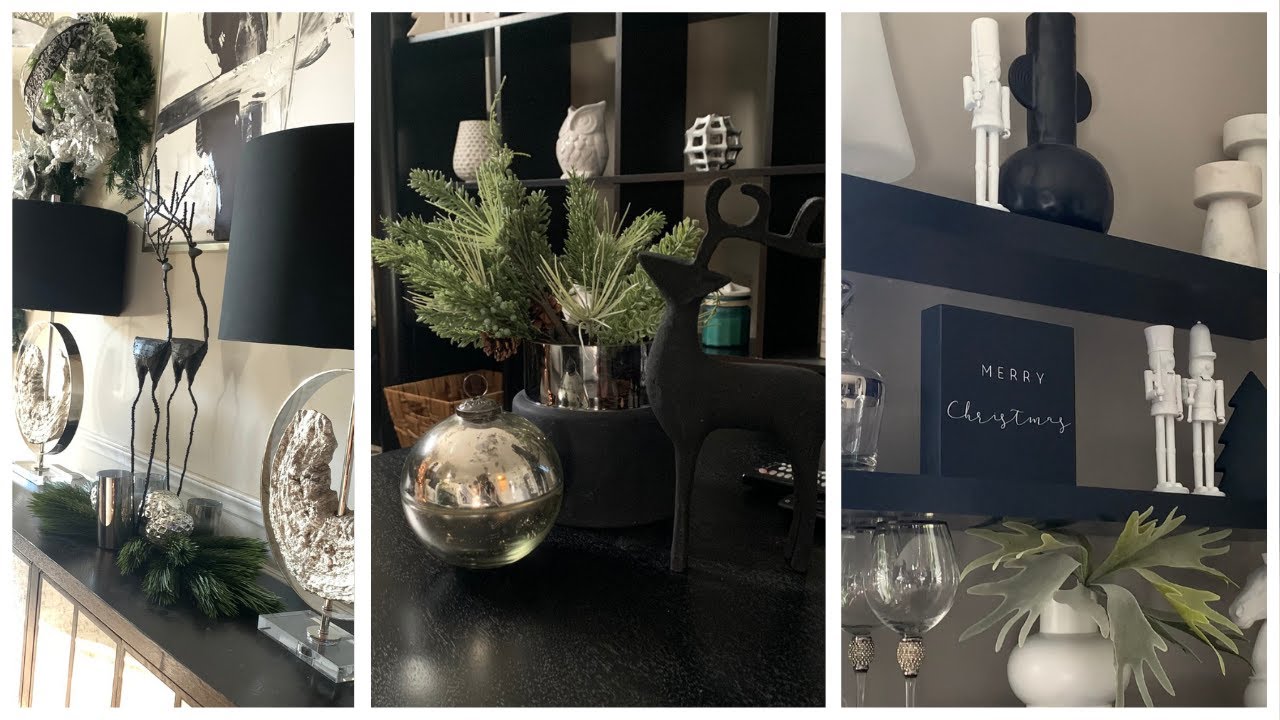 MODERN CHRISTMAS HOME TOUR 2021 |BLACK AND WHITE CHRISTMAS