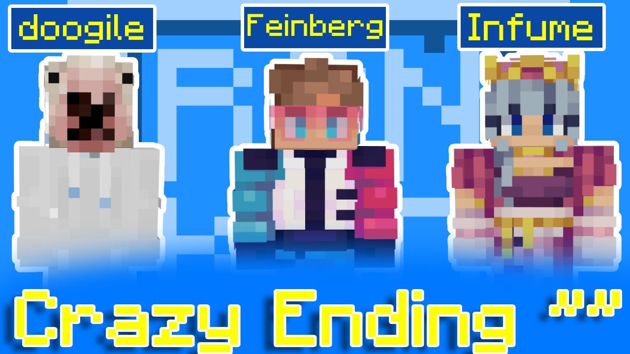Part 3..  Feinberg _Infume _ Doogile Speedrunning Minecraft