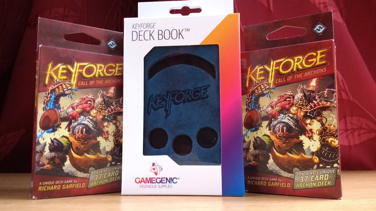 Gamegenic Keyforge Deck Book Overview in 60ish Seconds
