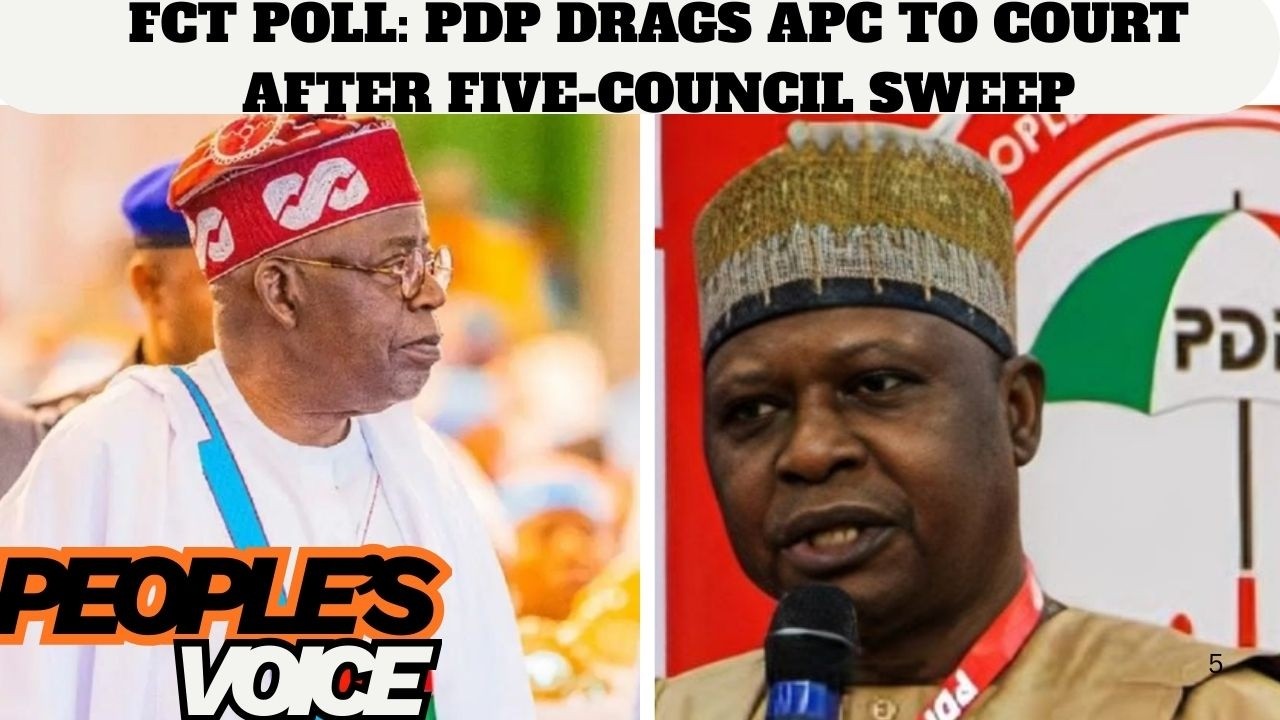 FCT POLL: PDP DRAGS APC TO COURT AFTER FIVE-COUNCIL SWEEP