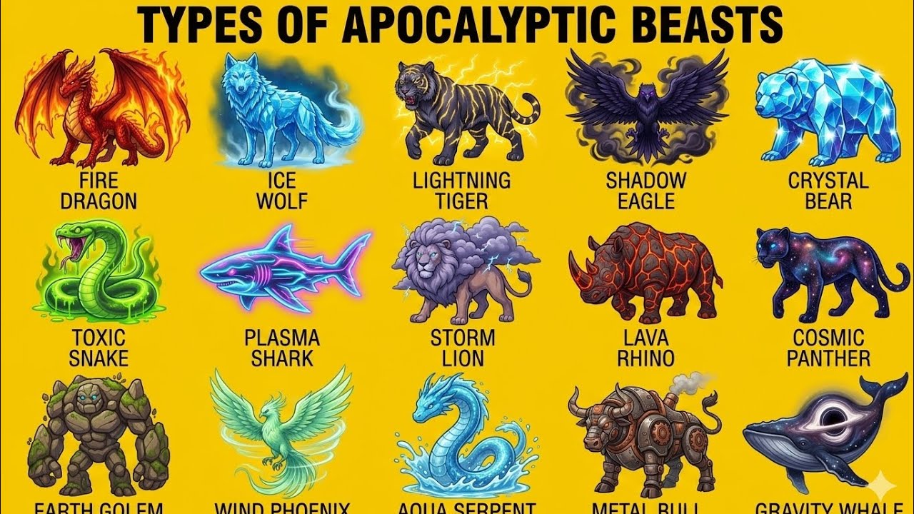 Mythical Monsters & Elemental Guardians: The Ultimate Bestiary