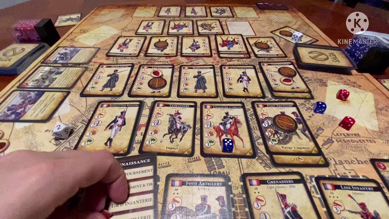 Partie Solo de Napoleon Saga : Waterloo