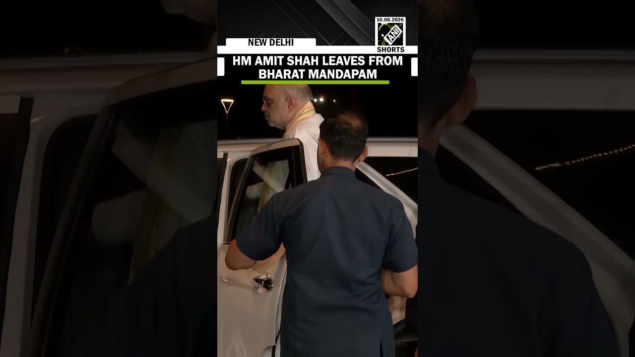 Home Minister Amit Shah leaves Bharat Mandapam after NDA leaders&rsquo; meeting in Delhi